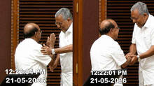 g-sudhakaran-and-pinarayi-vijayan-in-oath-ceremony