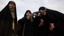 iran-trains-woman-for-possible-land-attack-by-us