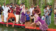 mla-pushes-panchayat-member-into-pond-viral-inauguration-video-malappuram
