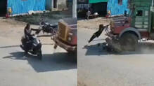 maharashtra-girl-clings-to-truck-bumper-after-speeding-vehicle-hits-scooter