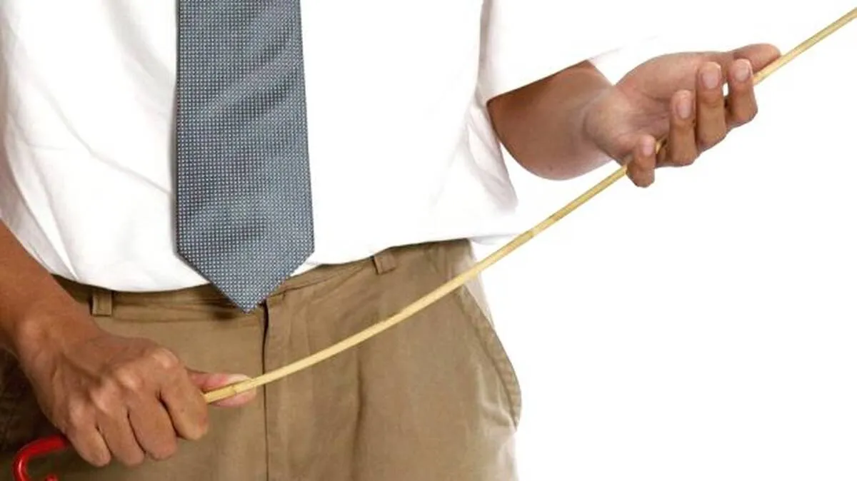 school-caned
